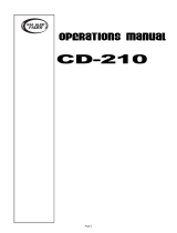 Gemini CD-210 Manuale utente