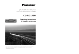 Panasonic CQRG133W Manuale utente