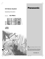 Panasonic SCPM18 Manuale del proprietario