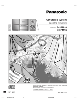 Panasonic SCPM18PC Manuale utente