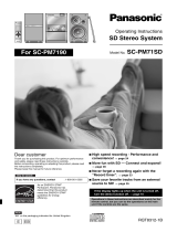 Panasonic SCPM71SD Istruzioni per l'uso