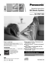 Panasonic SCPM71SD Manuale del proprietario