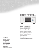 Rotel RAP-1580MKII Manuale utente