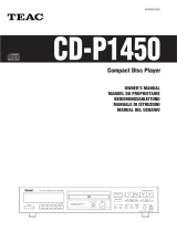 TEAC CD-P140 Manuale utente