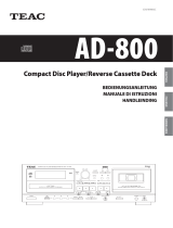 TEAC AD-800 Manuale utente