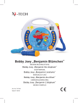 X4-TECH Bobby Joey Kinder CD-Player Benjamin Blümchen Manuale utente