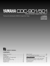 Yamaha CDC-501 Manuale utente