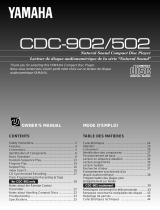 Yamaha CDC-502 Manuale utente
