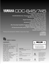Yamaha CDC-745 Manuale del proprietario