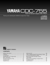 Yamaha CDC-755 Manuale del proprietario