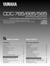 Yamaha CDC-765 Manuale utente