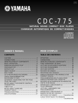 Yamaha CDC-775 Manuale utente