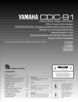 Yamaha CDC-91 Manuale utente