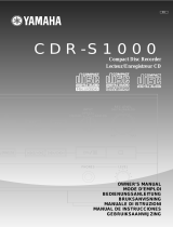Yamaha CDR-S1000 Manuale del proprietario