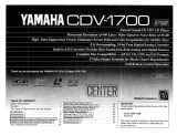 Yamaha CDV-1700 Manuale del proprietario