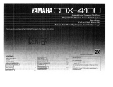 Yamaha CDX410 Manuale del proprietario