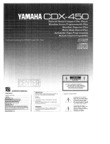 Yamaha CDX-450 Manuale del proprietario