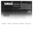 Yamaha CDX-5000 Manuale del proprietario