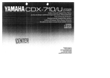 Yamaha CDX-710 Manuale del proprietario
