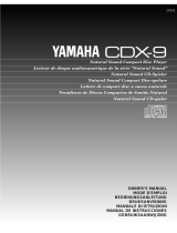 Yamaha CDX-9 Manuale utente
