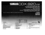 Yamaha CDX-920 Manuale del proprietario