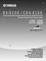 Yamaha RX-E100 Manuale del proprietario