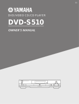 Yamaha DVD-S510 Manuale utente