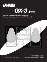 Yamaha GX-3 Manuale utente