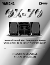 Yamaha GX70 Manuale utente