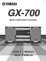 Yamaha GX700 Manuale utente
