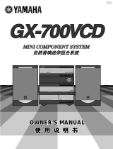 Yamaha GX-700VCD Manuale del proprietario