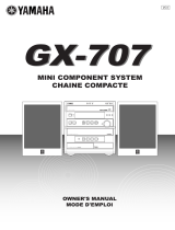 Yamaha GX707 Manuale utente