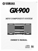 Yamaha GX-900 Manuale utente