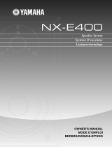 Yamaha RX-E400 Manuale del proprietario