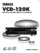 Yamaha VCD-120K Manuale utente
