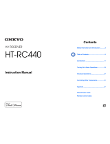 ONKYO HT-RC440 Manuale del proprietario