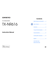 ONKYO TX-NR616 Manuale utente