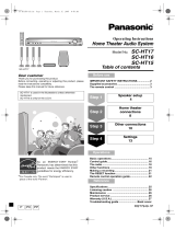 Panasonic SC-HT17 Manuale utente