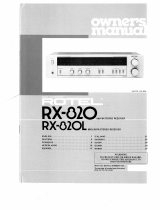 Rotel RX-820 Manuale del proprietario