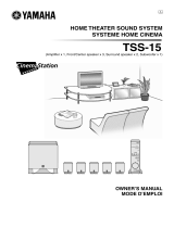Yamaha TSS-15 Manuale del proprietario