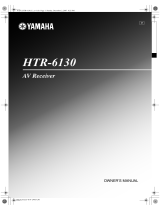 Yamaha HTR-6130BL - 500 Watt Home Theater Receiver Manuale del proprietario