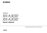 Yamaha RX-A3030 Manuale del proprietario