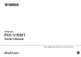 Yamaha RX-V581 Manuale del proprietario