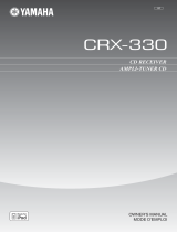 Yamaha CRX-330 Manuale utente