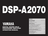 Yamaha DSP-A2070 Manuale del proprietario