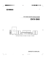 Yamaha DVXS60 Manuale utente