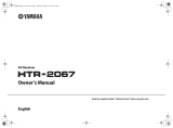 Yamaha HTR-2067 Manuale del proprietario