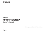 Yamaha HTR-3067 Manuale del proprietario