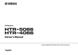 Yamaha HTR-5066 Manuale del proprietario