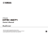 Yamaha HTR-4071 Manuale del proprietario